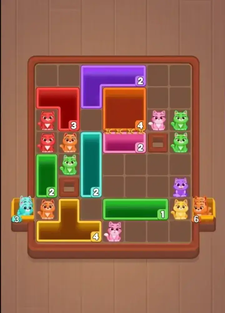 Catdom Color Hole level 12 walkthrough preview card