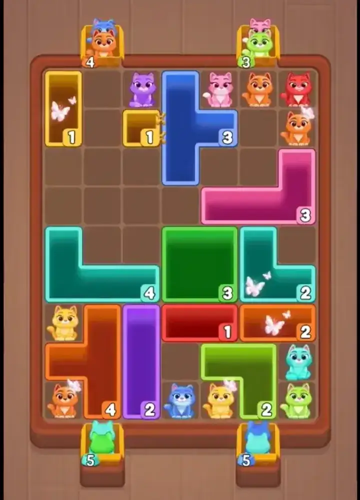 Catdom Color Hole level 45 walkthrough preview card