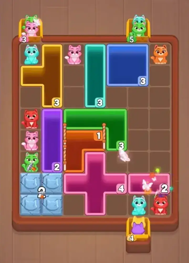 Catdom Color Hole level 63 walkthrough preview card